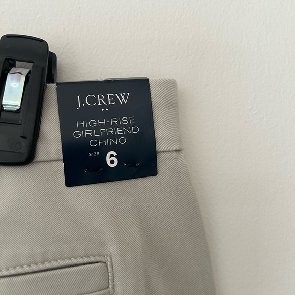 J. Crew Women's Light Khaki High Rise Chinos - Picture 7 of 13